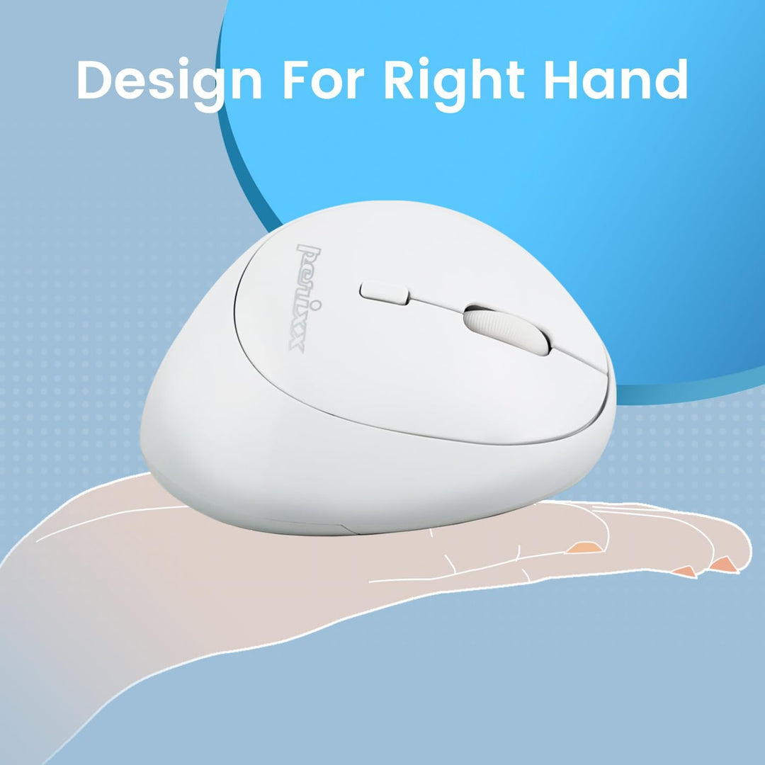 Perixx PERIMICE-719 Ergonomische Maus - Vertikales Design -Extra für kleine Handgrössen und für Unte