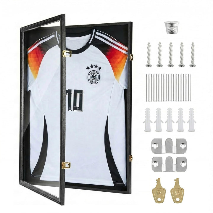 Trikotrahmen 60x80 bilderrahmen für Trikot: 3d Rahmen für Fussball Trikot - Gross Objektrahmen für K