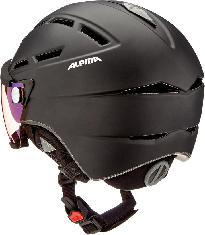 ALPINA Griva Visor Vhm Skihelm 51-55 cm Black Matt, 51-55 cm Black Matt