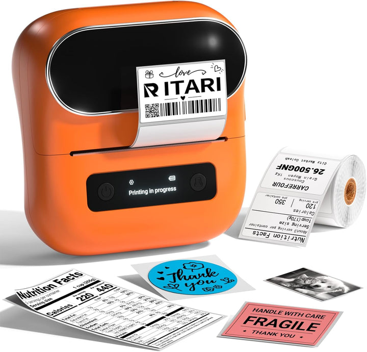 Itari M220 Wireless Thermischer Etikettendrucker, Upgrade 80mm Etikettiergeräte für Zuhause, Büro un
