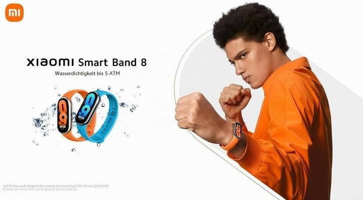 Xiaomi Smart Band 8 Fitness Tracker, 1.62 Inch AMOLED Display, 16 Days Battery Life, 5ATM, SpO2 Trac