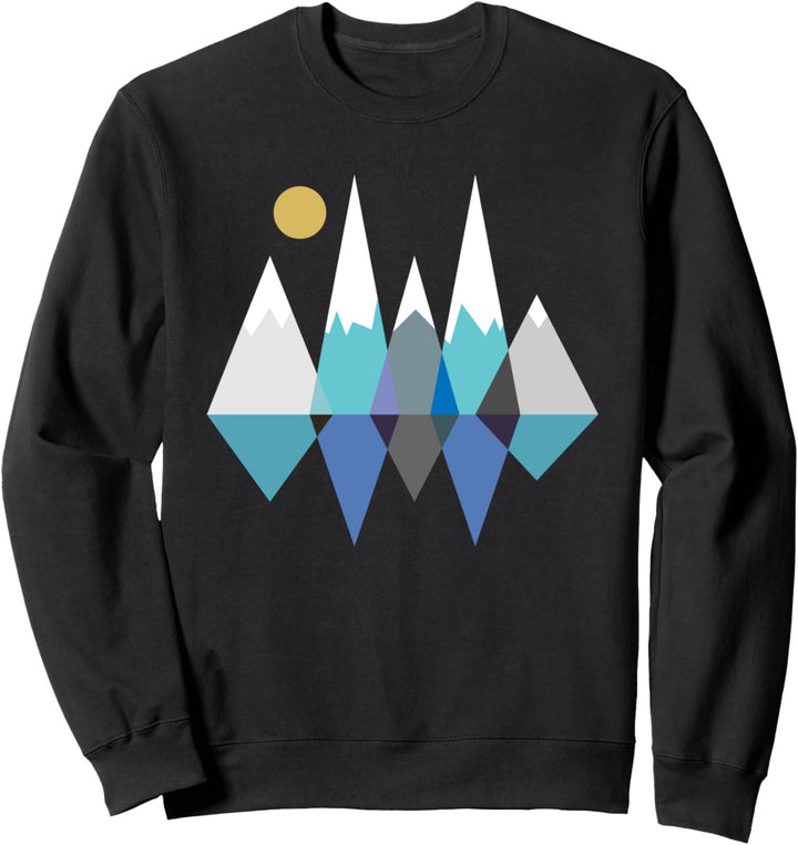 Abstrakte Berge. Sweatshirt