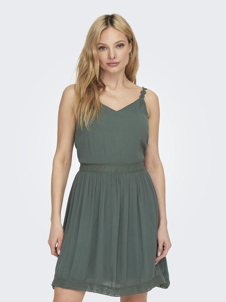 ONLY Female Kleid ONLKARMEN Kurzes Kleid, Balsam Green
