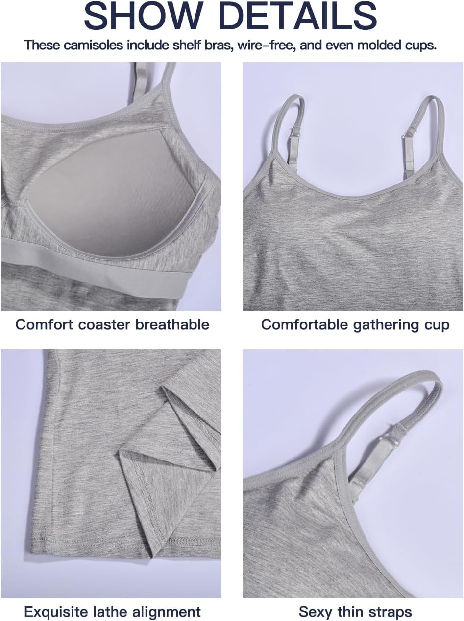 STARBILD Damen Unterhemd, S-4XL L Lichtgrau, L Lichtgrau