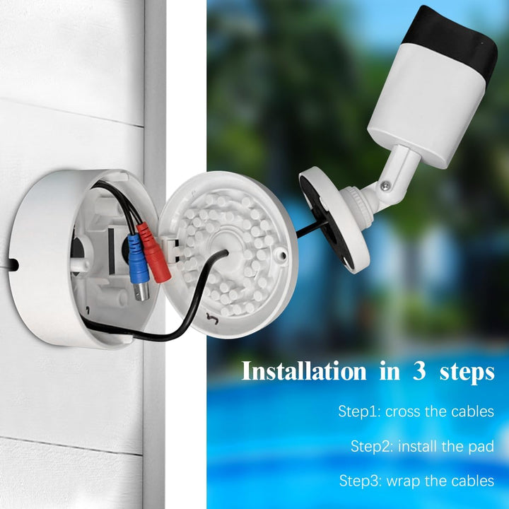 (Kamera Anschlussdose) Abzweigdose für CCTV-Kamera, Outdoor Kamera Anschlussdose, Kamera-Abzweigdose