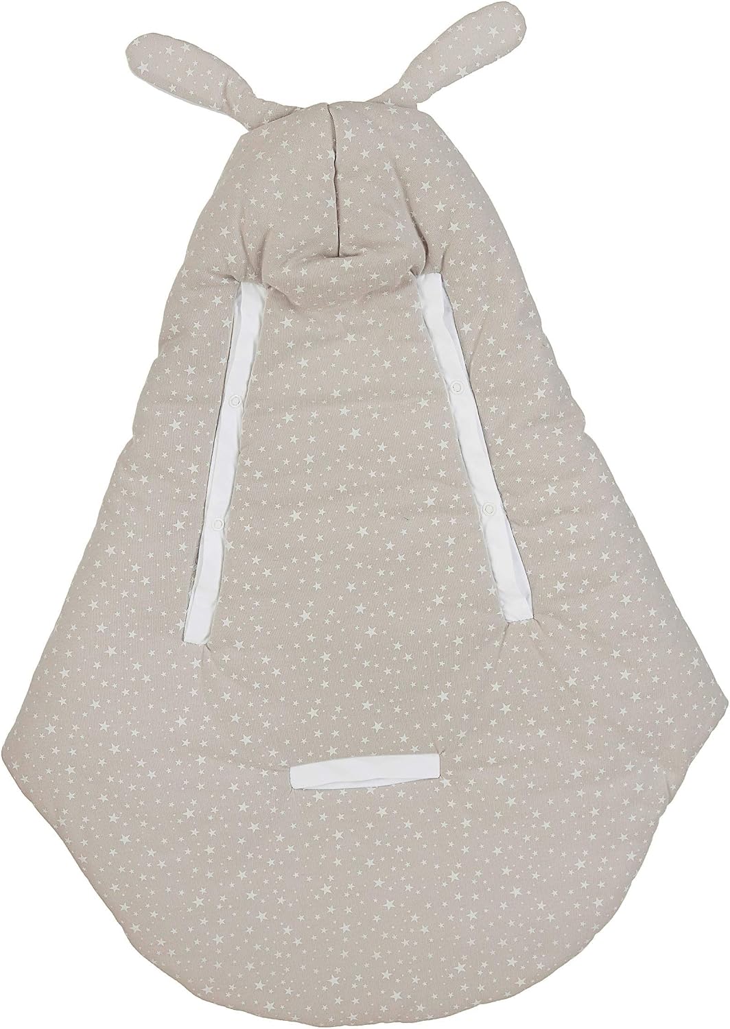 Sterntaler Einschlagdecke Schaf Stanley, Wattiert, Alter: Für Babys ab der Geburt, 75 x 90 cm, Grau