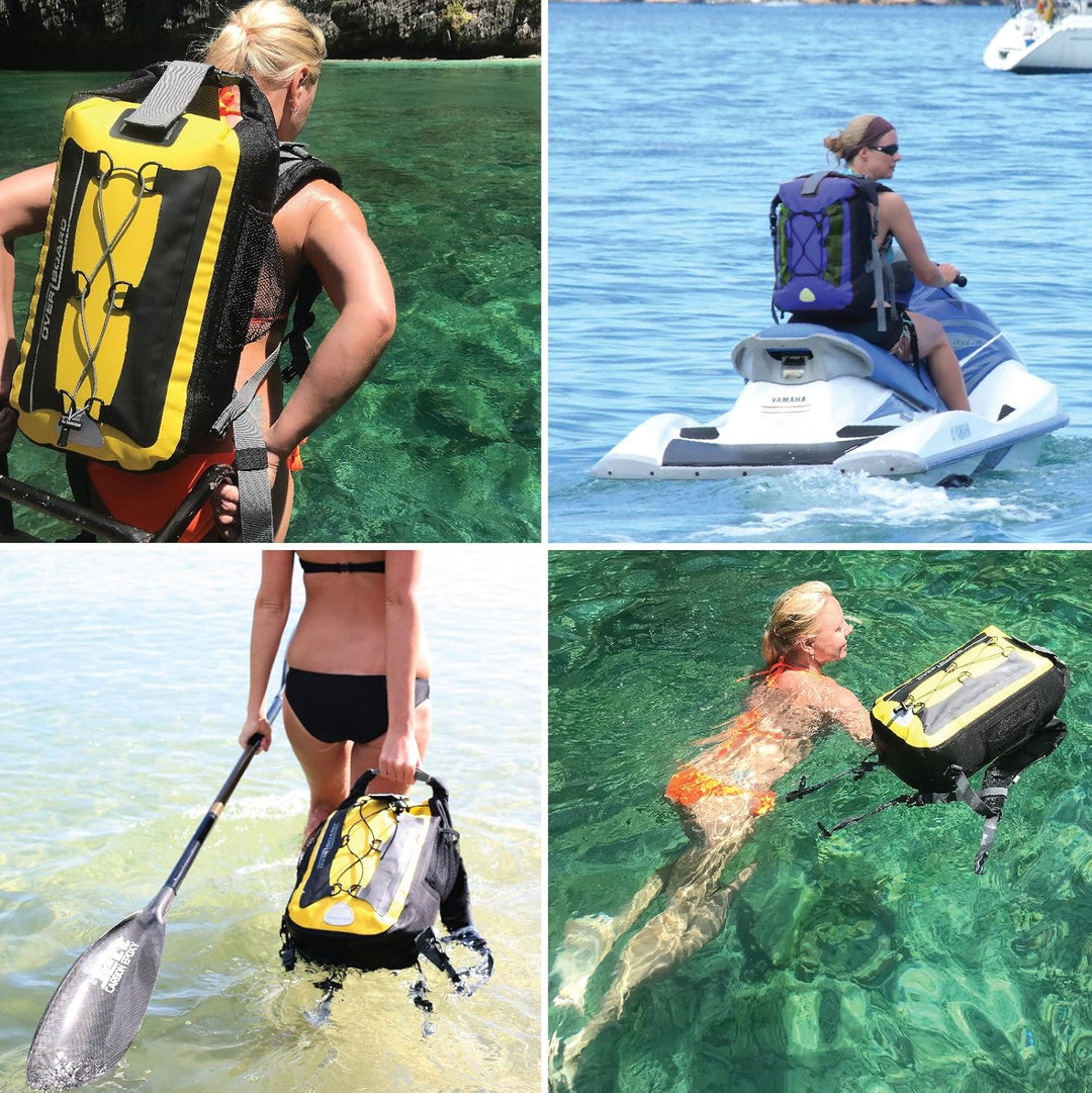 Overboard Wasserdichter Rucksack Gelb, Gelb