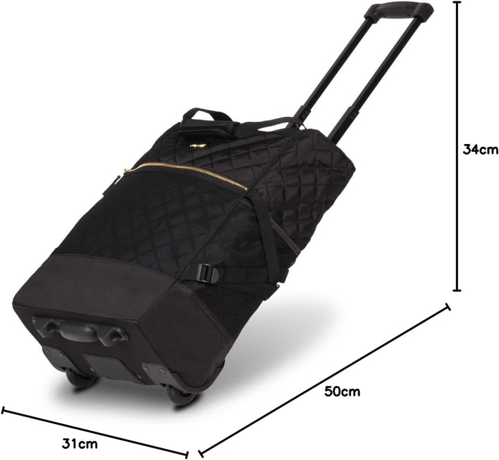 Punta Wheel Classy Einkaufstrolley Einkaufsroller Einkaufswagen Shooping Trolley 10422, Farbe:Schwar