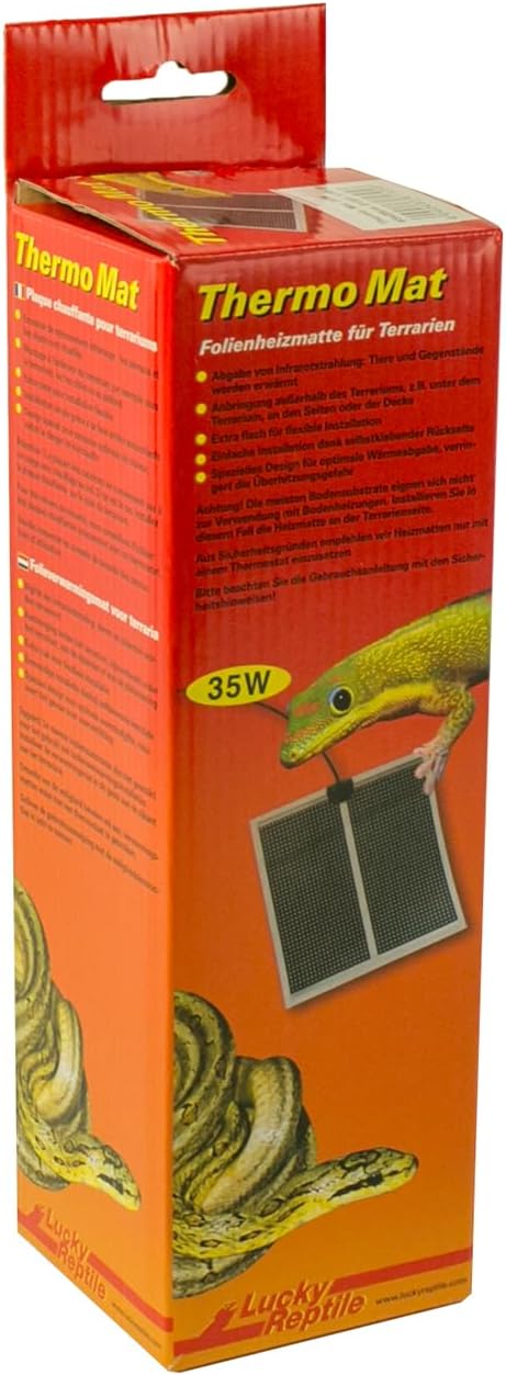 Lucky Reptile HTM-35 Thermo Mat 35 W, Heizmatte für Terrarien, 65 x 28 cm 35 Watt, 35 Watt