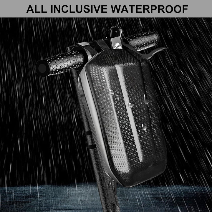 3L E Scooter Tasche für Roller wasserdichte Rollertasche Grosser Kapazität Lenkertasche Schwarz Vord