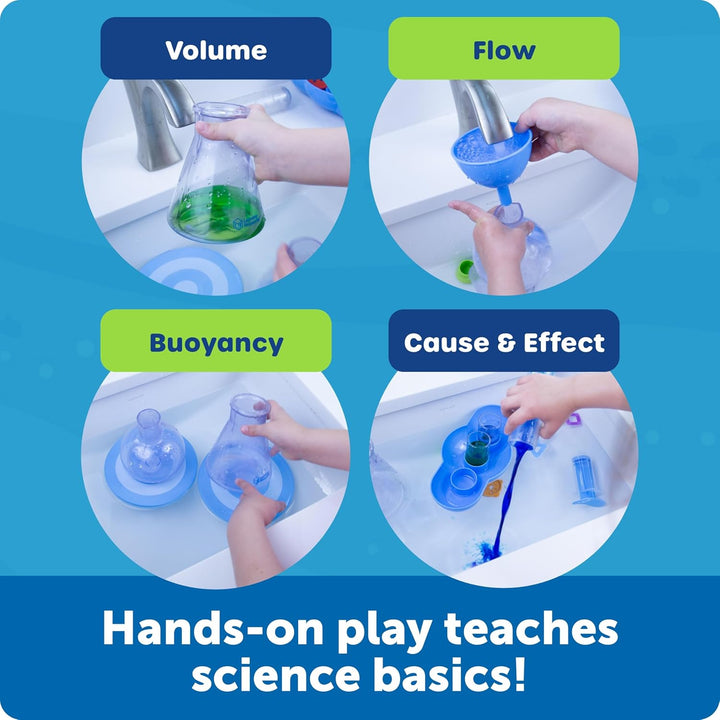 Learning Resources Splashology! Wasser-Experimentierkasten, ab 3 Jahren, Mint-Spielzeug für Kinder,