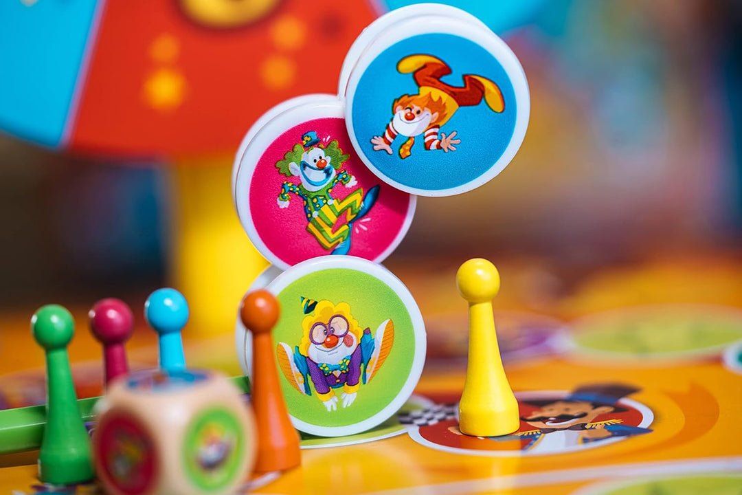 Blue Orange | Spin Circus | Kinderspiel | Geschicklichkeitsspiel | 2-5 Spieler | Ab 4+ Jahren | 10 M