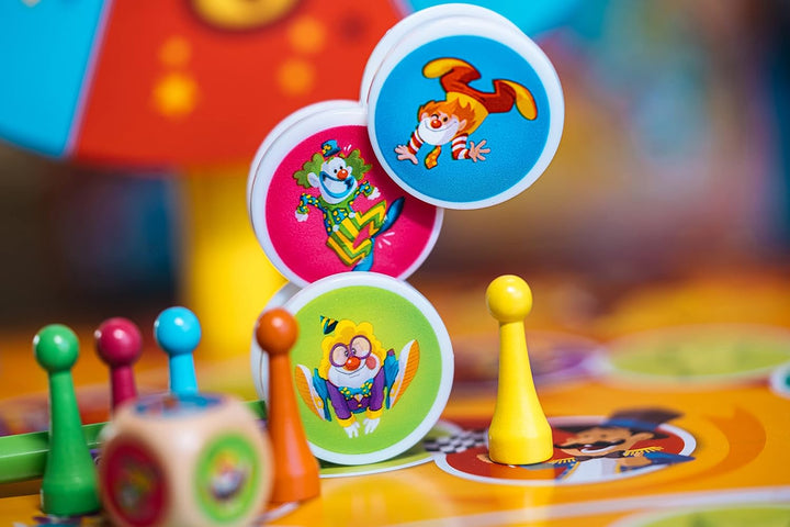 Blue Orange | Spin Circus | Kinderspiel | Geschicklichkeitsspiel | 2-5 Spieler | Ab 4+ Jahren | 10 M