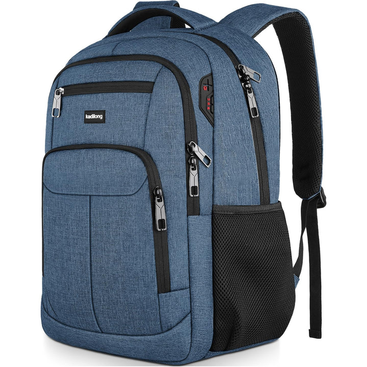 kadilong Rucksack Laptop Herren 17.3 Zoll,Schulrucksack Jungs Schule Schultasche Schulranzen mit USB