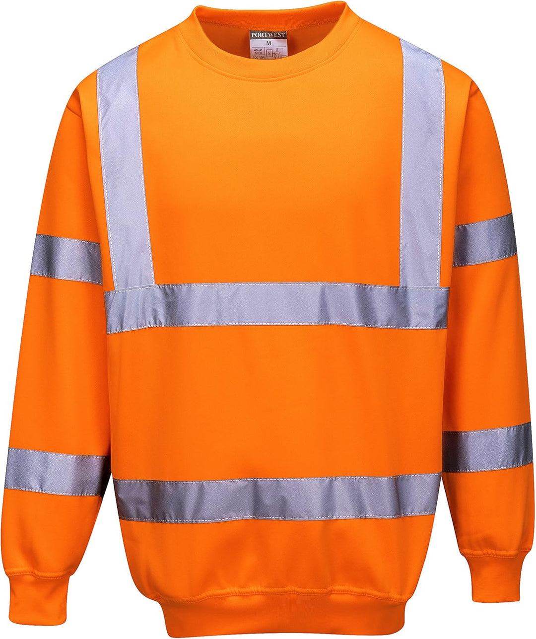 Portwest Warnschutz-Pullover, Farbe: Orange. Grösse: 4XL, B303ORR4XL 4XL Orange, 4XL Orange