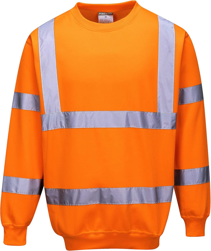 Portwest Warnschutz-Pullover, Farbe: Orange. Grösse: 4XL, B303ORR4XL 4XL Orange, 4XL Orange
