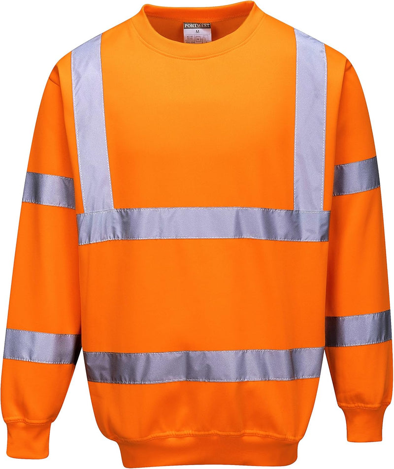 Portwest Warnschutz-Pullover, Farbe: Orange. Grösse: L, B303ORRL L Orange, L Orange