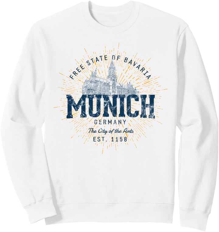 Deutschland Urlaub Souvenir Vintage München Sweatshirt