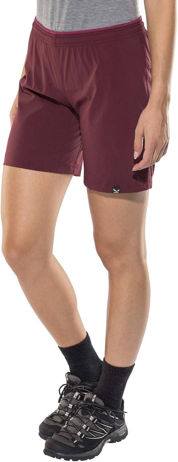 SALEWA Damen Wanderhose Kurz PEDROC DST SHORTS 44W / 38L Tawny Port, 44W / 38L Tawny Port