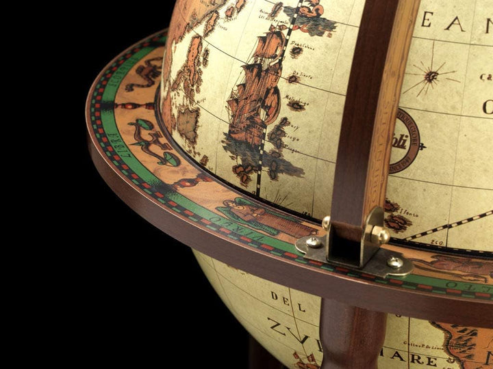 Globe Bar Elfenbein *hergestellt in Italien* mit Echtheitszertifikat (ivory), Elfenbein