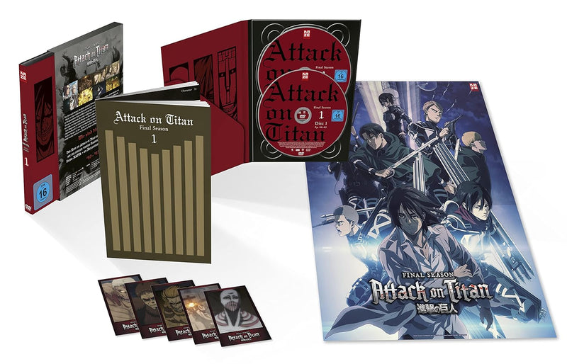Attack on Titan Final Season - Staffel 4 - Vol.1 - [DVD] mit Sammelschuber, DVD