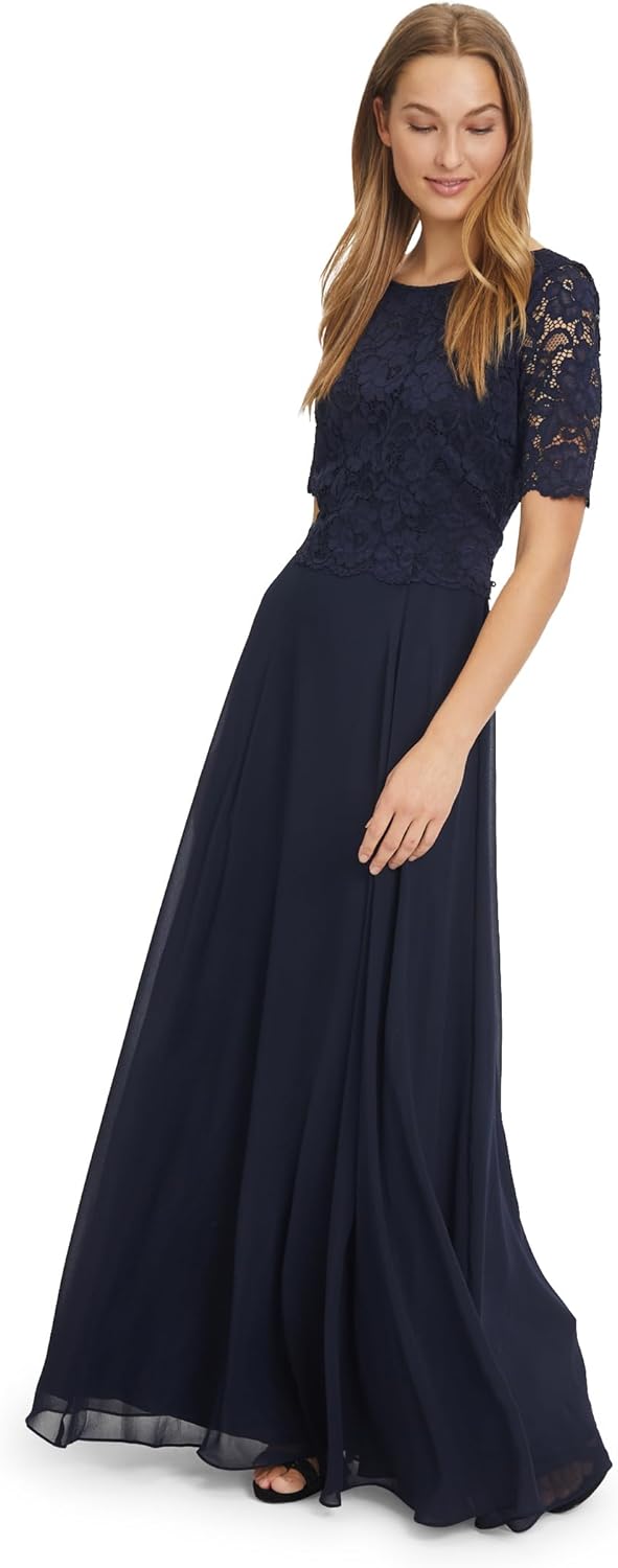 Vera Mont Damen Kleid, 54 Blau