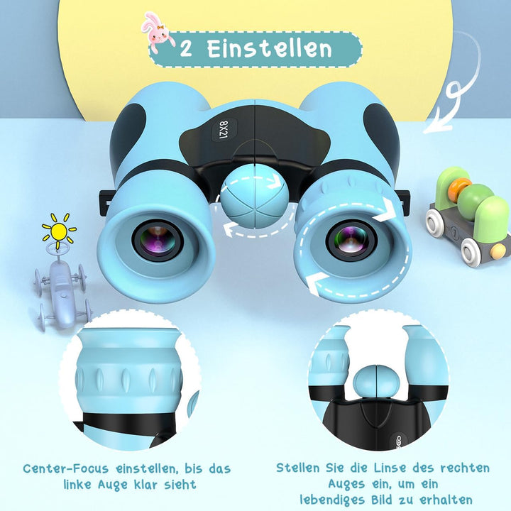 Fernglas für Kinder, Mädchen Geschenke 4-12 Jahre Spielzeug 3-12 Jahre Jungen Geschenk für Jungen Ki