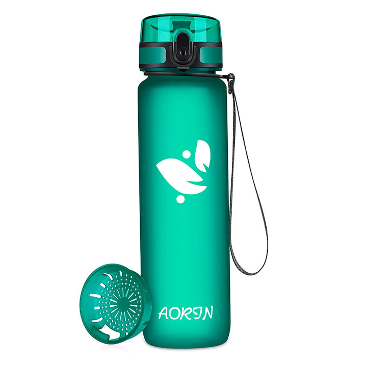 AORIN Trinkflasche - 350ml/500ml/750ml/1L，Wasserflasche BPA-Frei &amp; Tritan Auslaufsicher Sportflasche