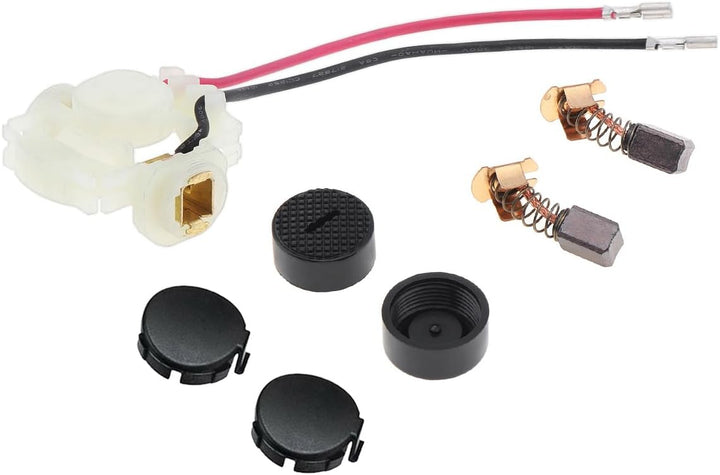 ChgImposs 7 Stück Kohlebürsten Halter Kappe für Makita BGA450 BGA452 DGA452, Kohlebürstenhalter Set