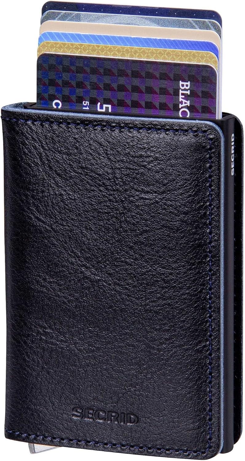 Secrid Premium Kollektion Slimwallet Basco 10 cm - Navy Navy 10, Navy 10