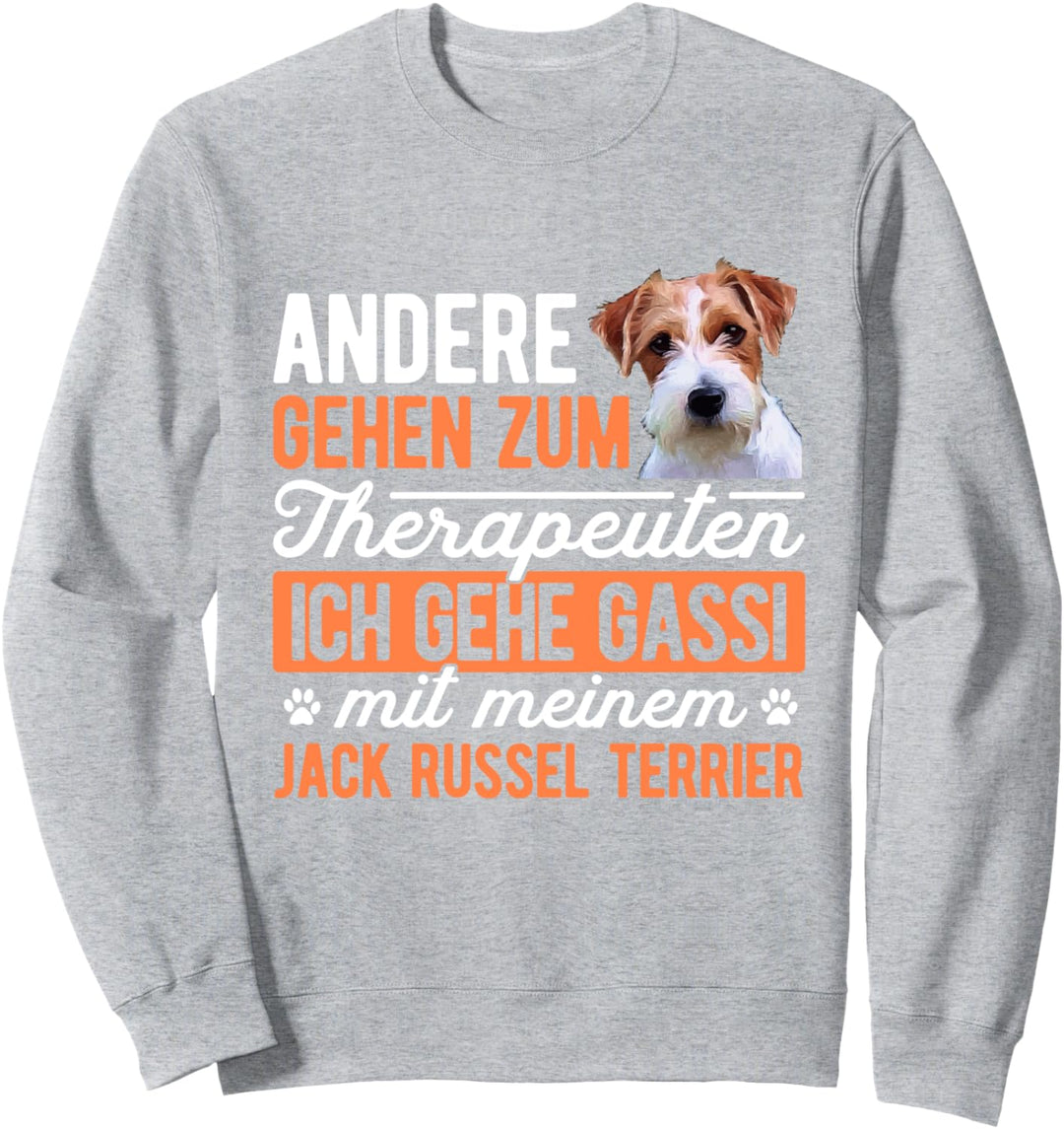 Andere Gehen Zum Therapeuten Ich Gehe Gassi Jack Russel Sweatshirt