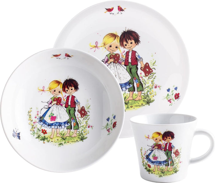KAHLA 203418A50852C Kids tiefer Teller 18 cm Hänsel und Gretel | Suppenteller mit Hänsel und Gretel