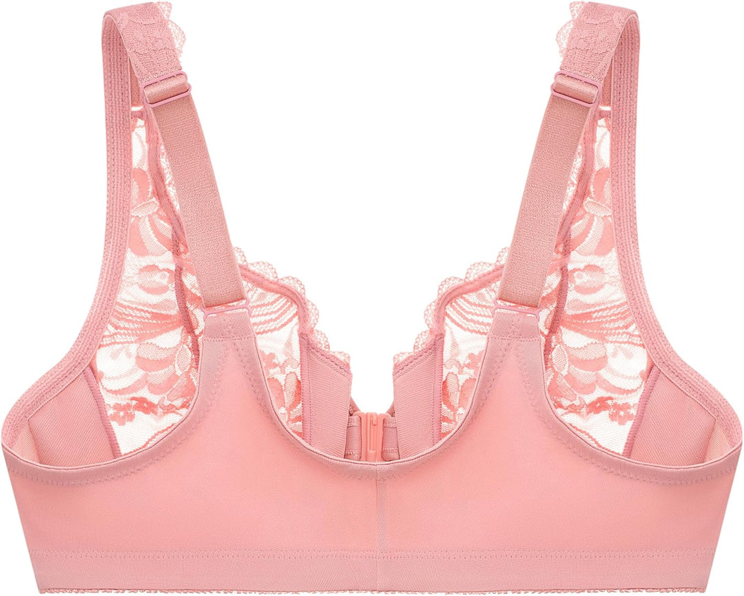 Glamorise Damen Plunge Bra, Undurchsichtige 65B Aprikose, 65B Aprikose