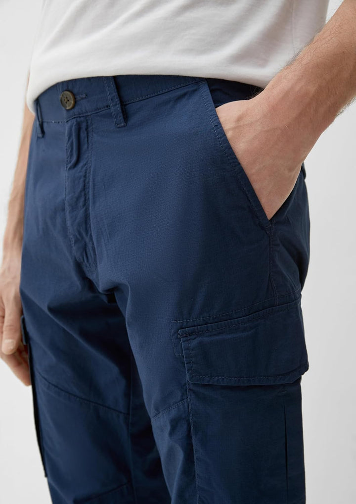 s.Oliver Herren Cargo-Bermuda, Detrot Relaxed Fit 29 5864_tiefblau, 29 5864_tiefblau