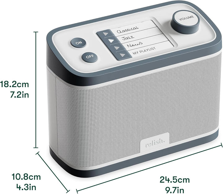 Relish Demenz und Alzheimers Tragbarer DAB Radio und Musik-Player