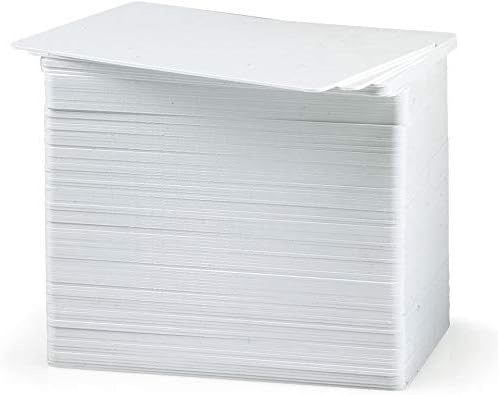 Karteo Evolis Badgy YMCKO Farbband [ CBGR0100C ] Paket mit 100 Plastikkarten blanko weiss und T-Rein