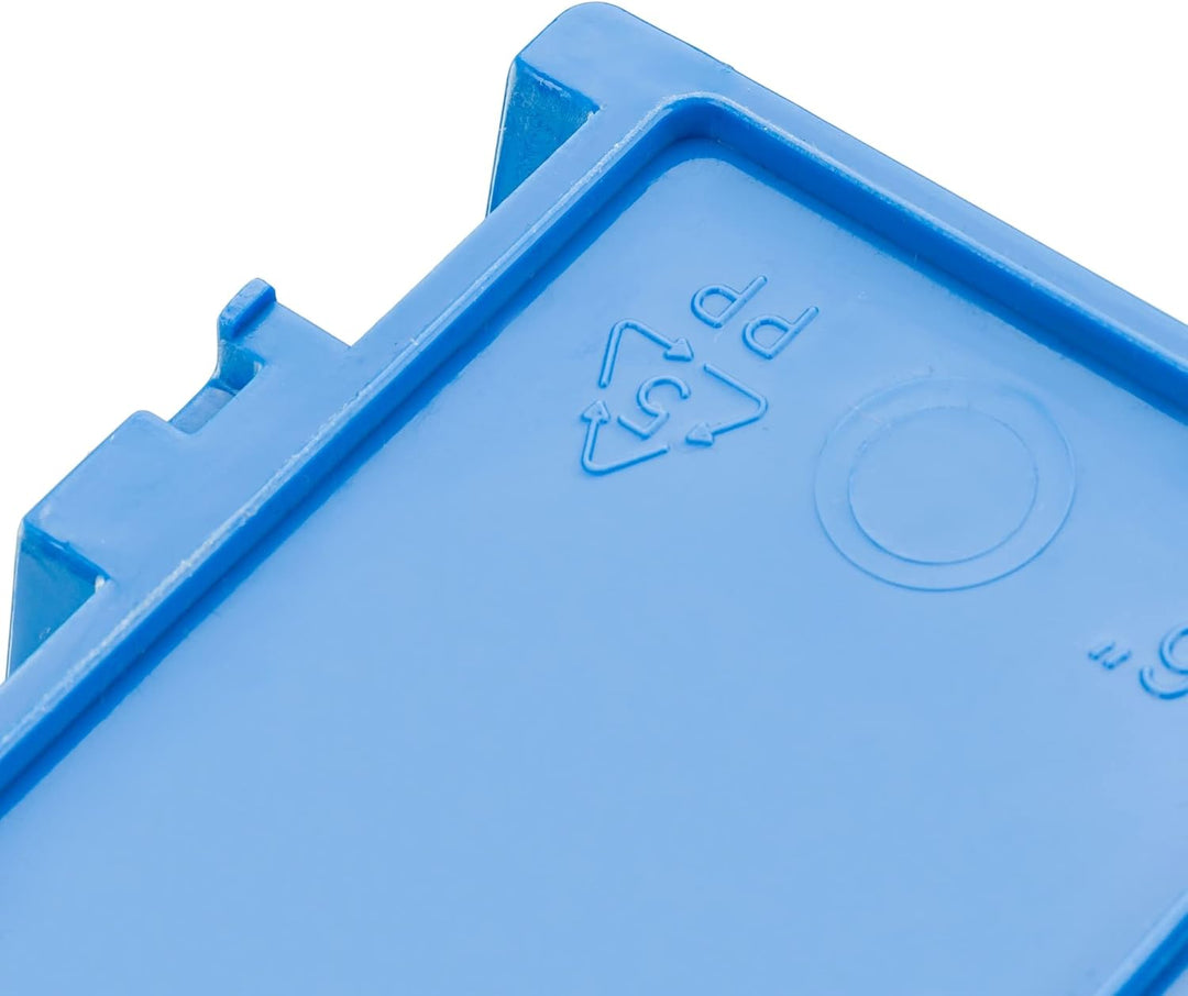 10 x Stapelbox mit Deckel Werkstatt Stapelkiste Sortierbox Box 100x155x70 Blau | stapelkisten kunsts