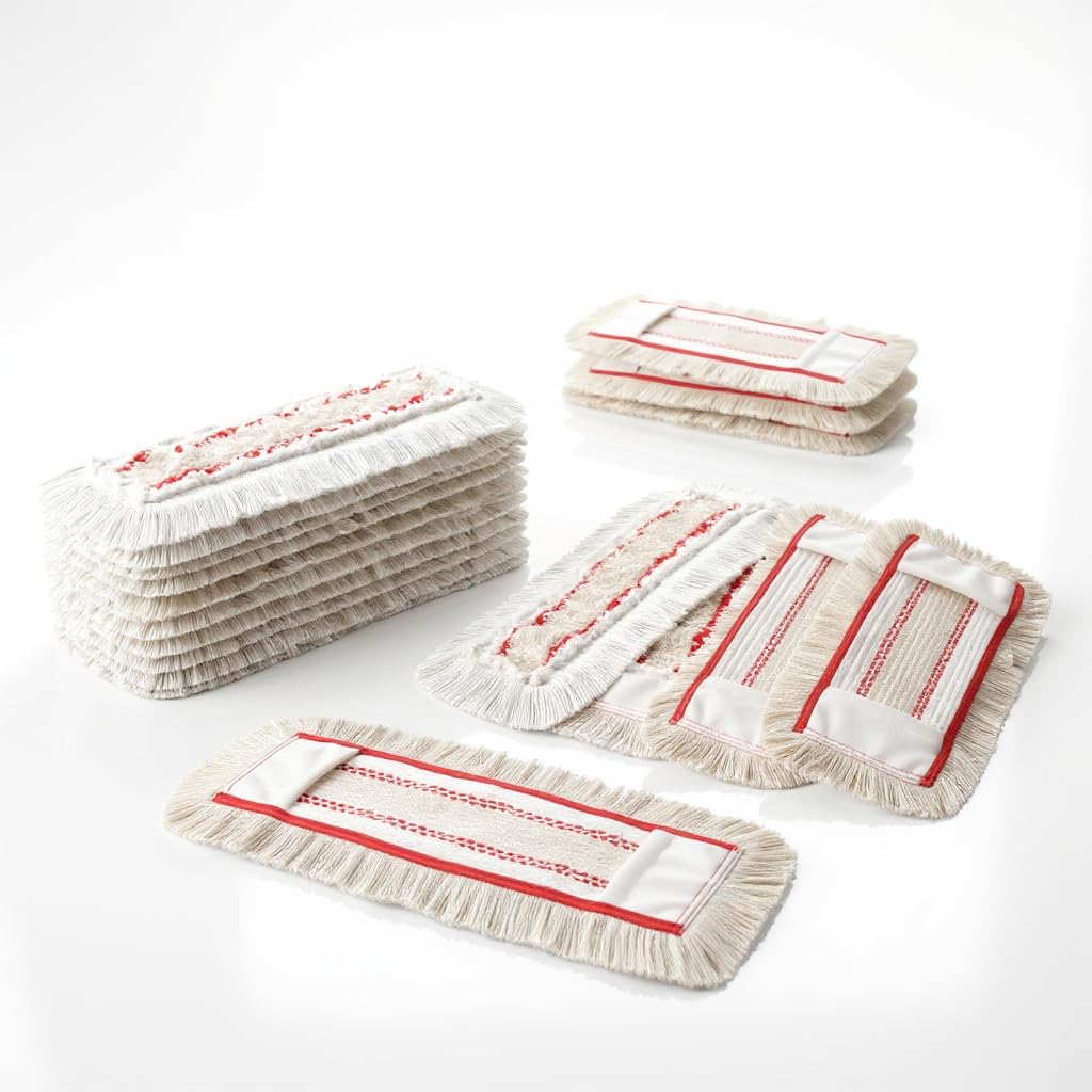 Wischmopp Set für Krankenhäuser und Hospitale, Profi-Moppbezüge, Moppbezüge für Mopphalter, Schlinge
