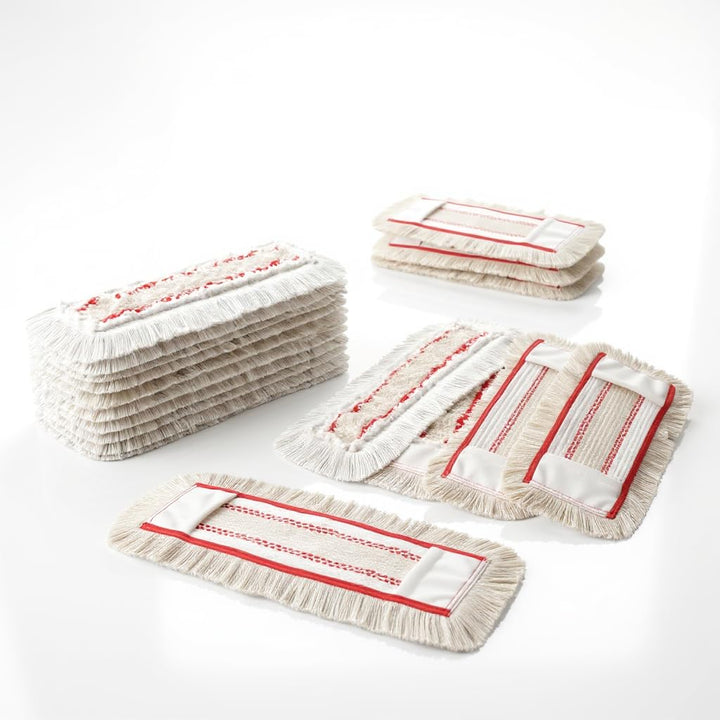 Wischmopp Set für Krankenhäuser und Hospitale, Profi-Moppbezüge, Moppbezüge für Mopphalter, Schlinge