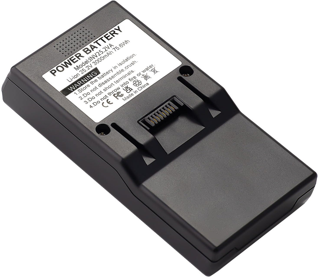 25.2V 3000mAh Li-Ion akku für Genius Invictus X7 X7-01 X9 X9-01 A8 A9 Staubsauger,Ersatz für Modell