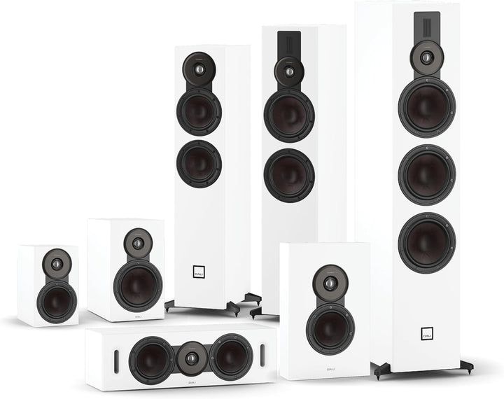 DALI SONIK 7 – Premium Standlautsprecher (Paar) mit 2 x 7″ Clarity Cone™ Tiefmitteltönern, Hybrid-Ho