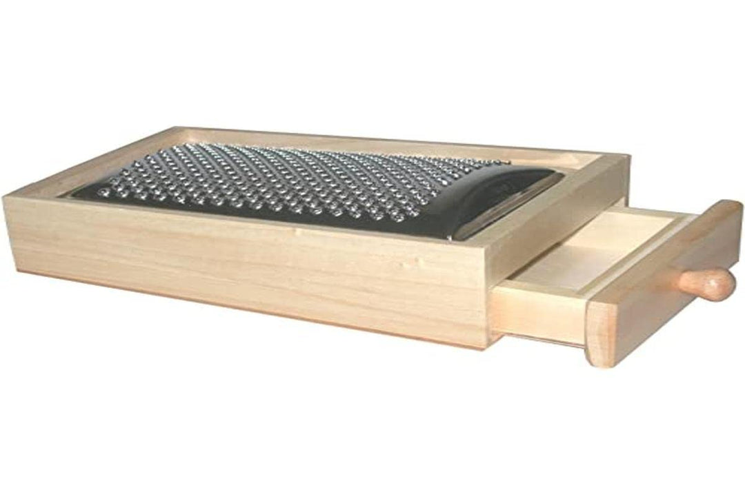 Grattugia in acciaio inox con cassetto