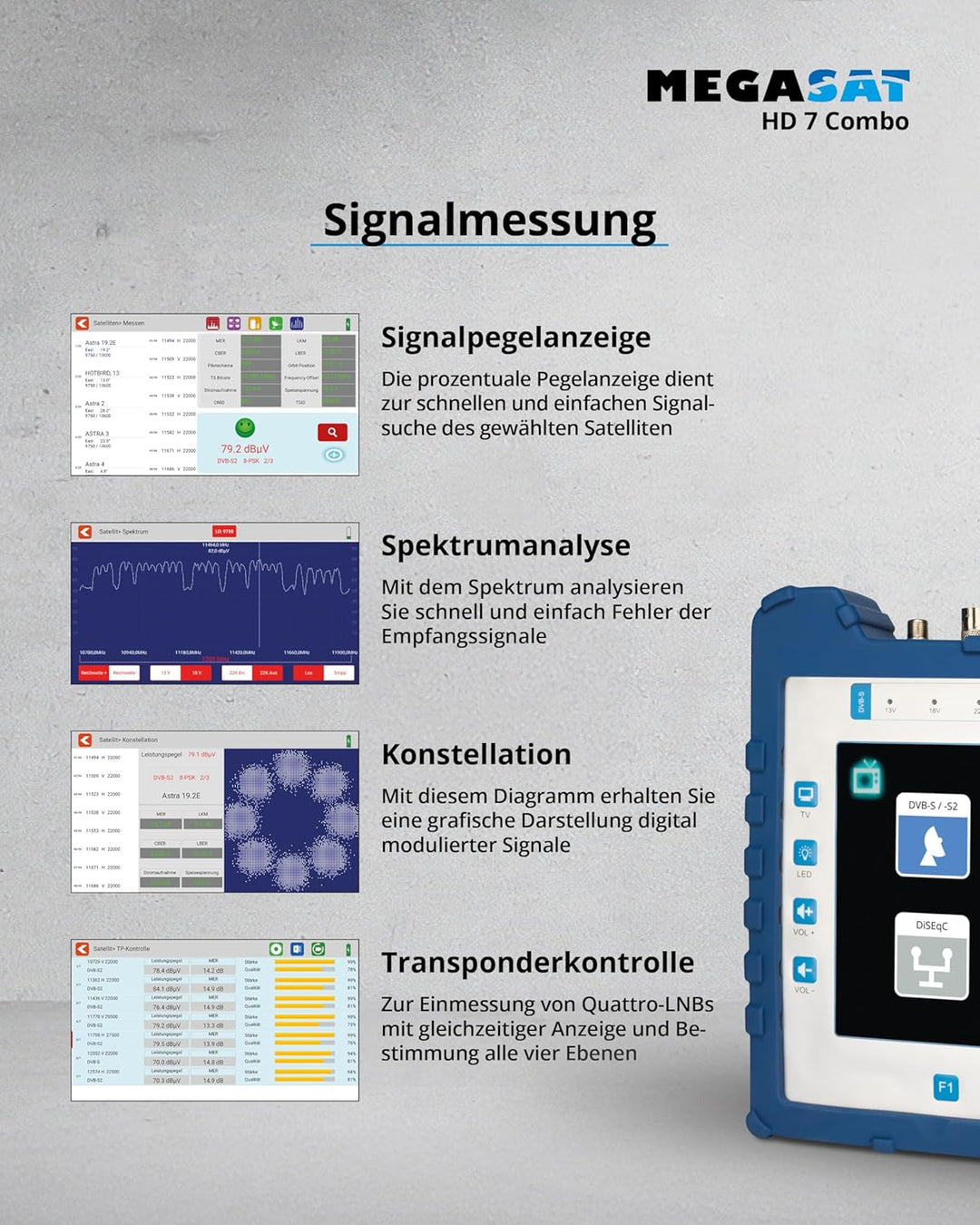 Megasat Messgerät
