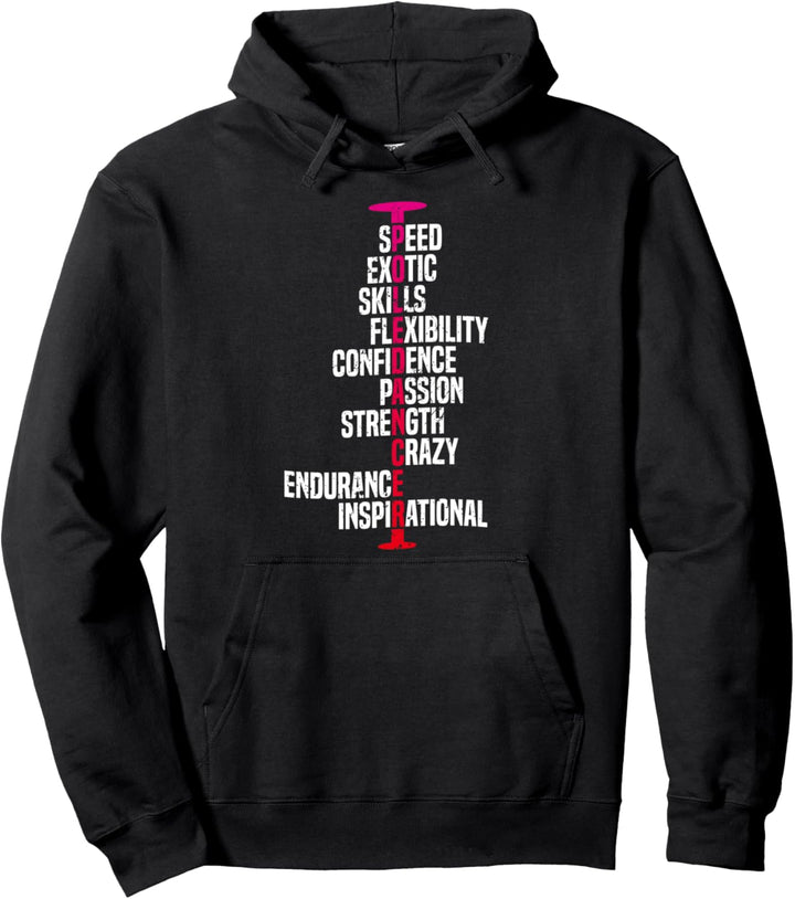 Poledancer Stangentanz Geschenk Tanz- & Sportform Pole Dance Pullover Hoodie