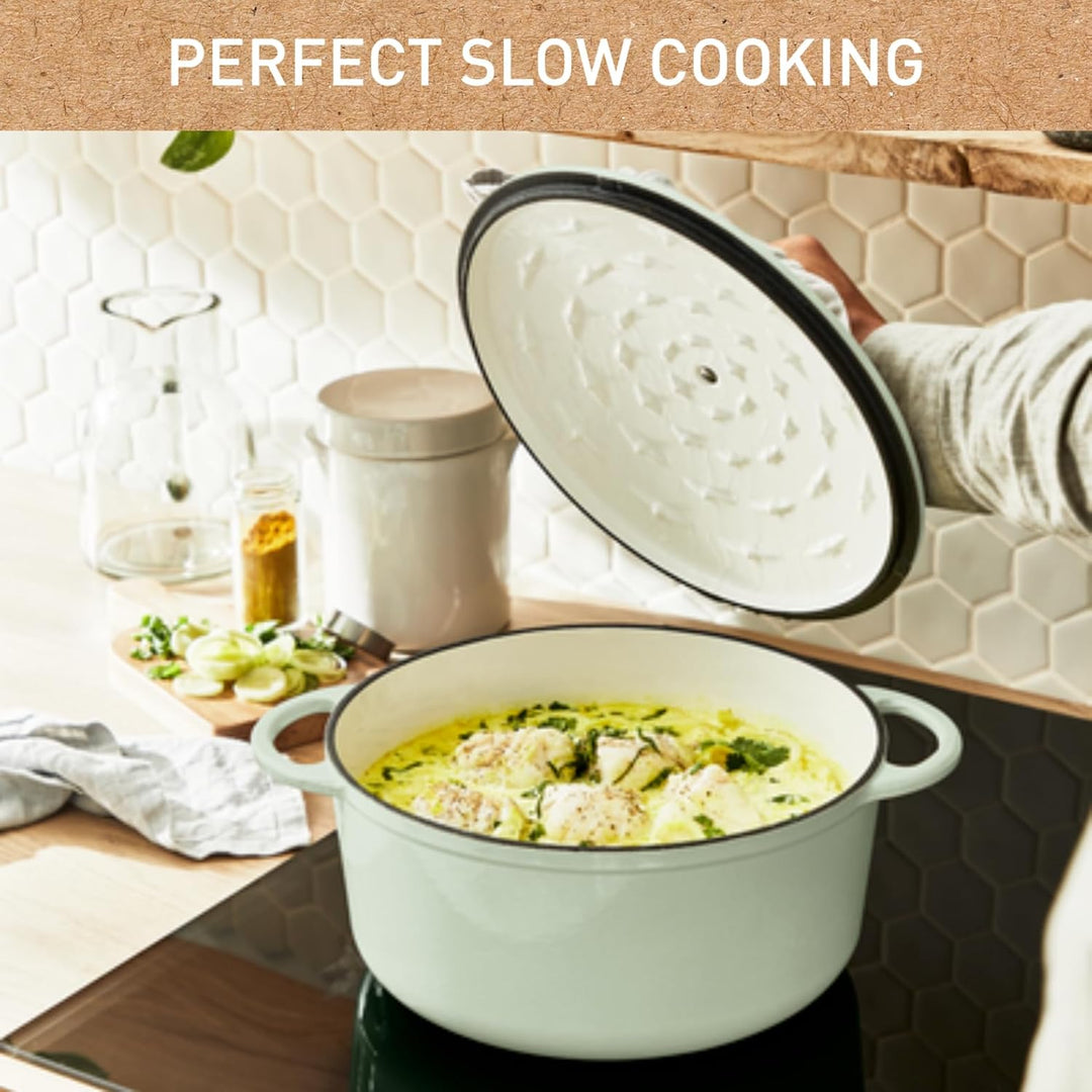 Tefal E25804 LOV Kochtopf 25 cm | wiedergewonnenes Gusseisen | optimale Wärmespeicherung | für alle