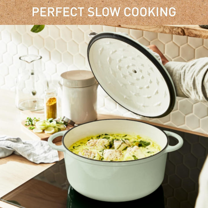 Tefal E25804 LOV Kochtopf 25 cm | wiedergewonnenes Gusseisen | optimale Wärmespeicherung | für alle