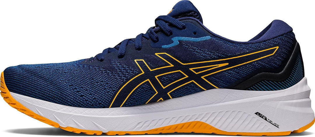 ASICS Unisex Kinder Gt-1000 11 Gs Sneaker 44.5 EU Azure Black, 44.5 EU Azure Black