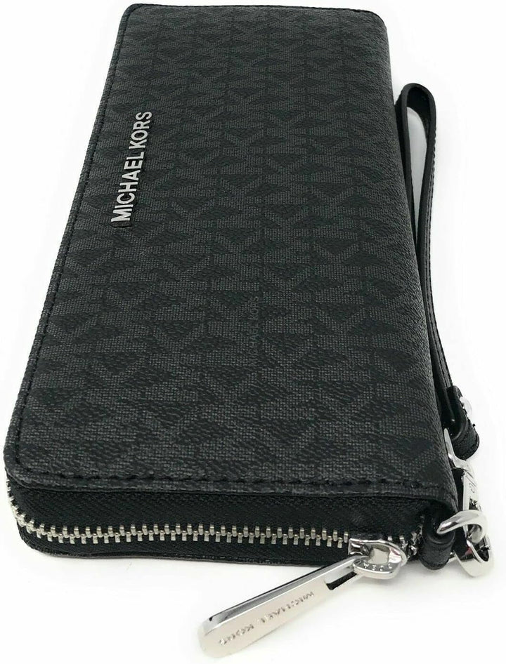 Michael Kors Damen Jet Set Travel Continental Reisezubehör – Kartenhüllen, L Schwarz