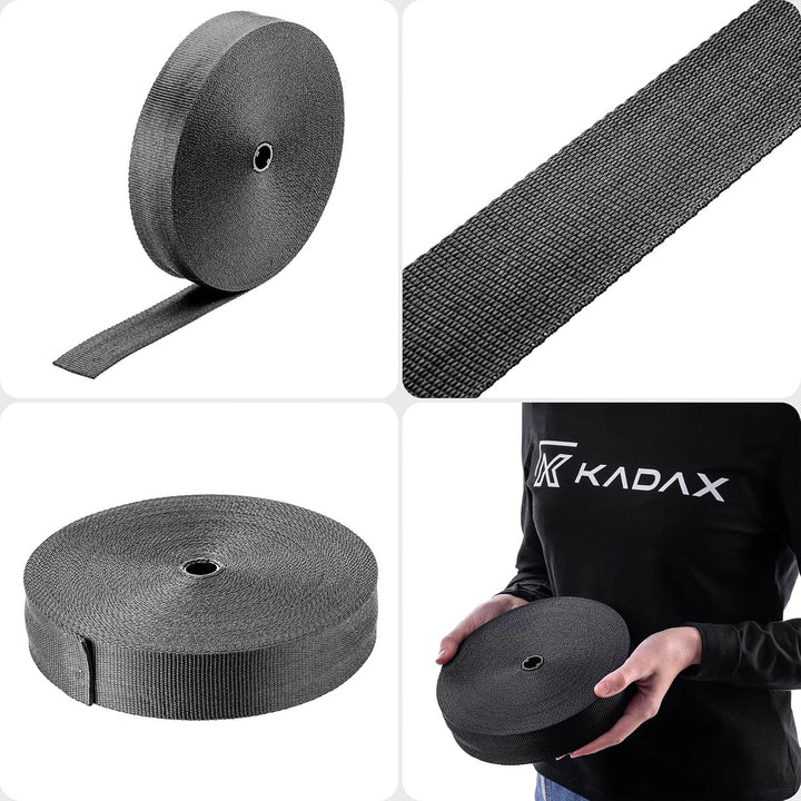 KADAX Baumbindeband 40mm x 25m, Bindeband zur sicheren Befestigung von Bäumen & Sträuchern, Baumbind