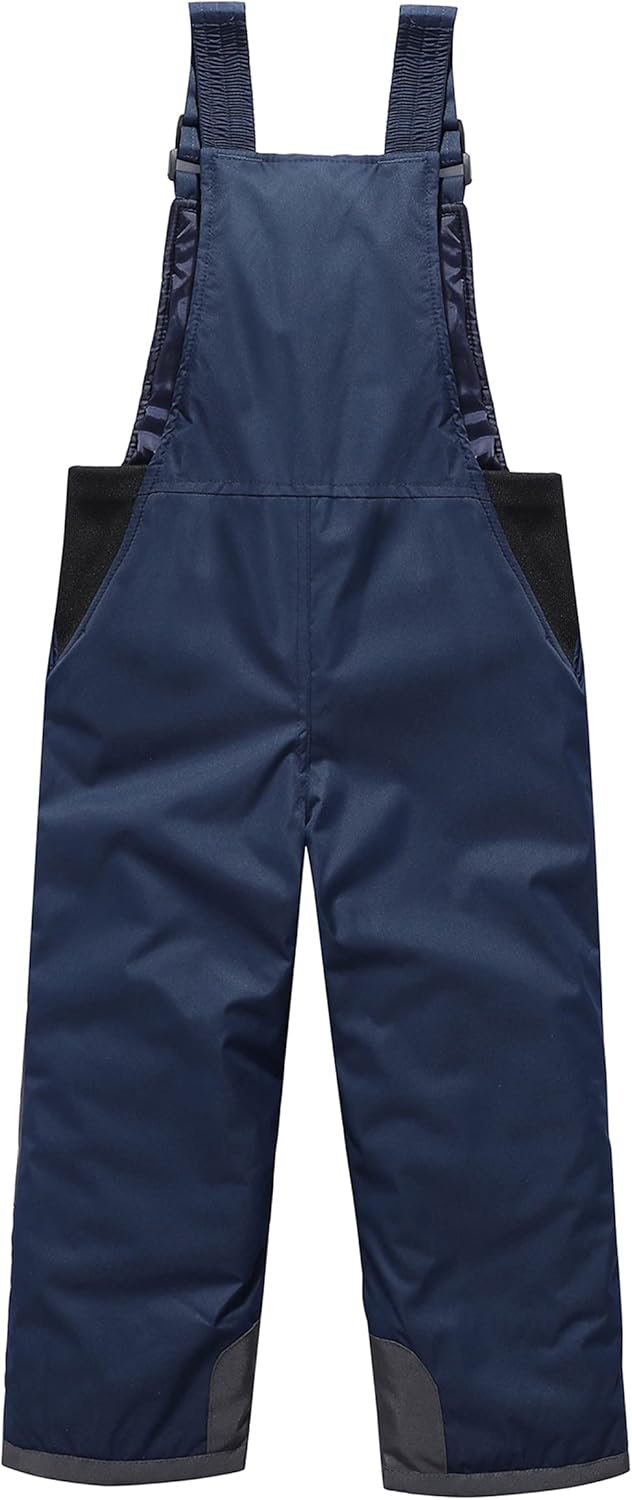 BenBoy Kinder Skihose Schneehose Wasserdicht Softshellhose Gefüttert Warm Hosenträgerhose Latzhose W